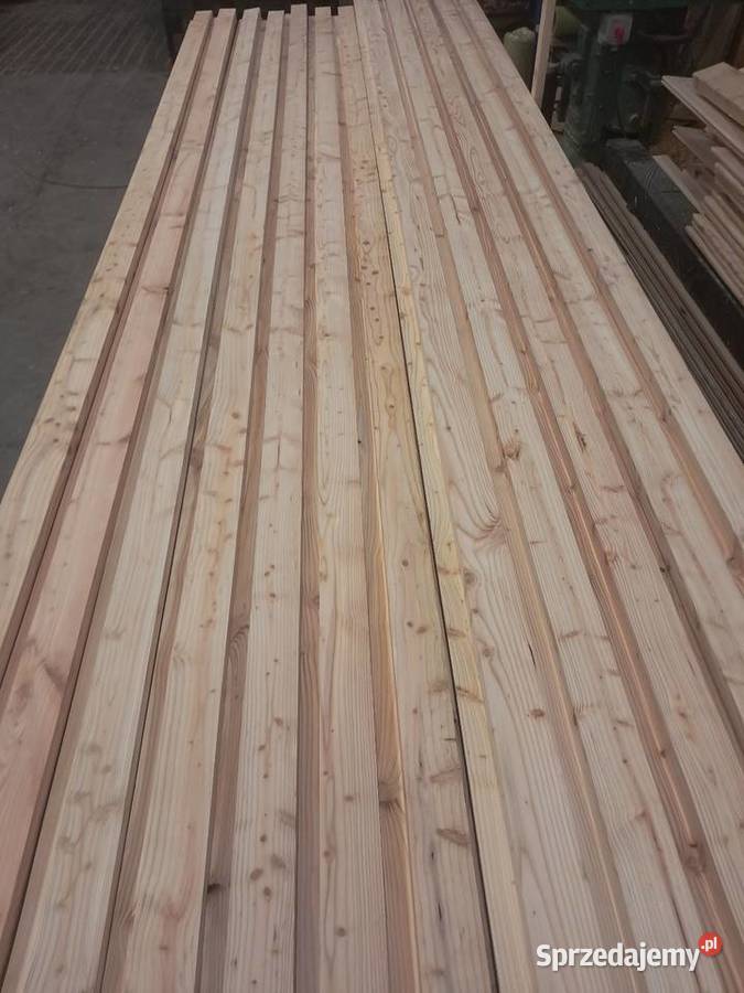 Lamele modrzew elewacja deska Łódź