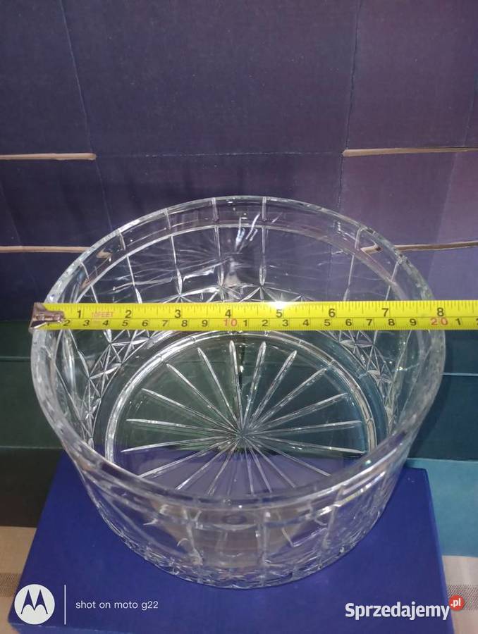Kryształowe duża owocarka szer20 Miski Poręba
