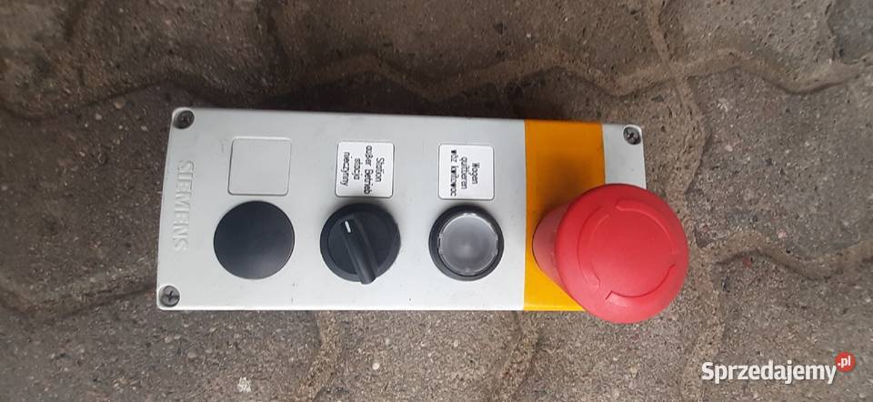 Kaseta sterująca z przyciskiem awaryjnym SIEMENS sprzedam