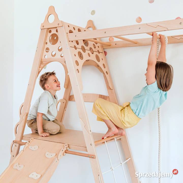 domowy plac zabaw Circle basic drewno