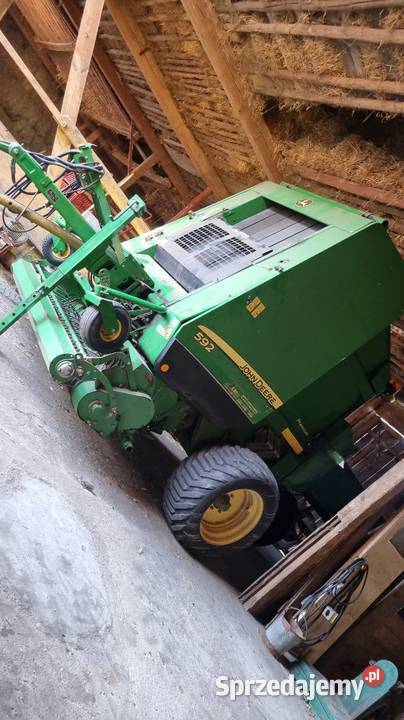 Słoma 120 SUPER ZGNIOT 200 BAR John Deere 592 Dobrzeń Mały