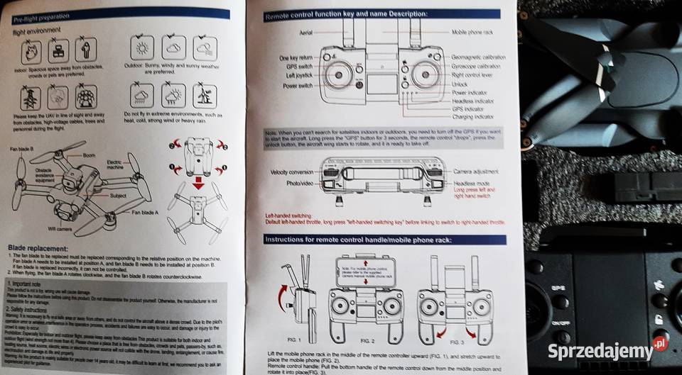Sprzedam Nowy DRON EPS UAV S136 4K Full HD śląskie Katowice