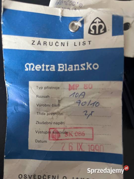 Amperomierz analogowy tablicowy 10A Serock