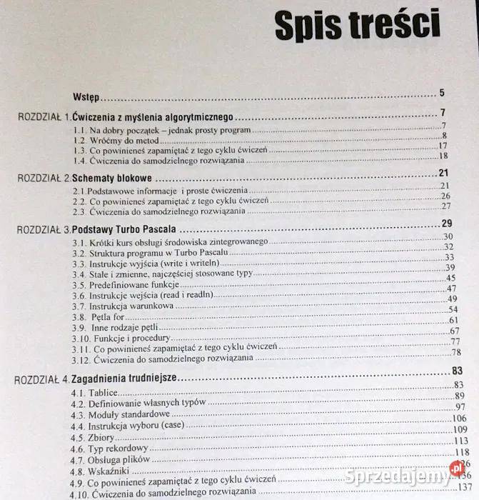Turbo Pascal Ćwiczenia praktyczne Andrzej Rok wydania 2000 Chełm