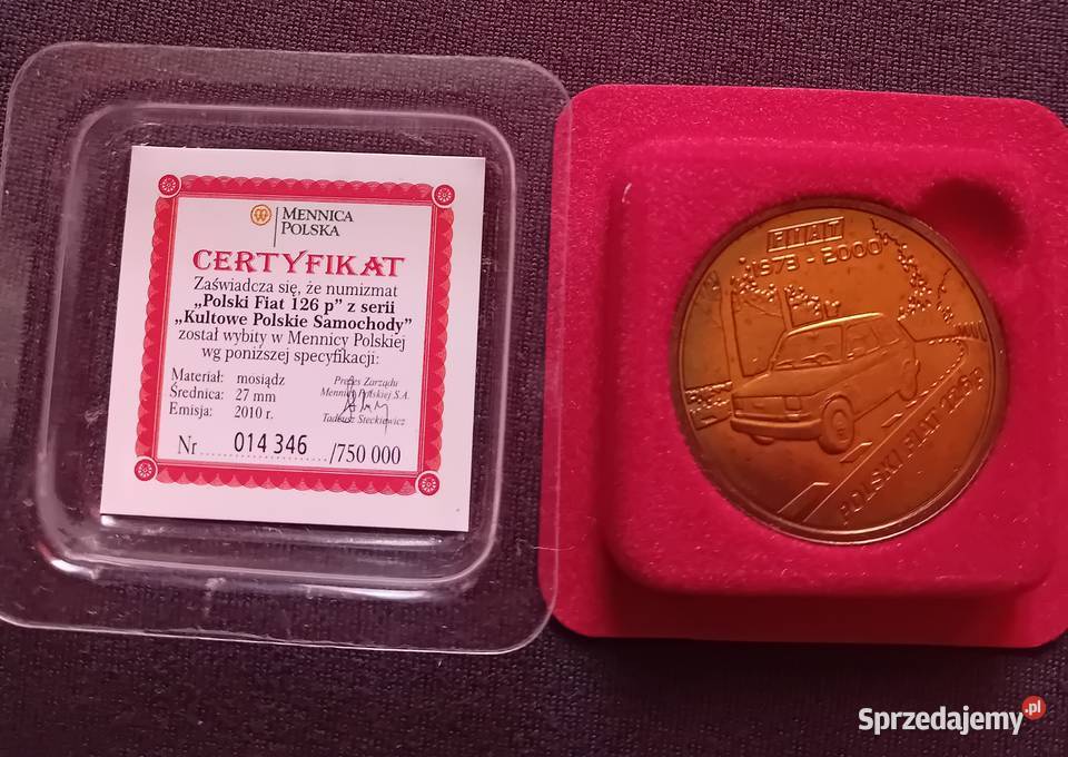 Zestaw 4 monet kolekcjonerskich ORLEN Kultowe Koźminek