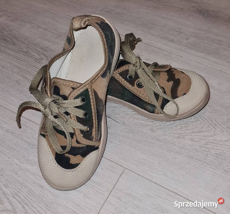 Buty buciki tenisówki chłopiec moro 30 tkanina łódzkie