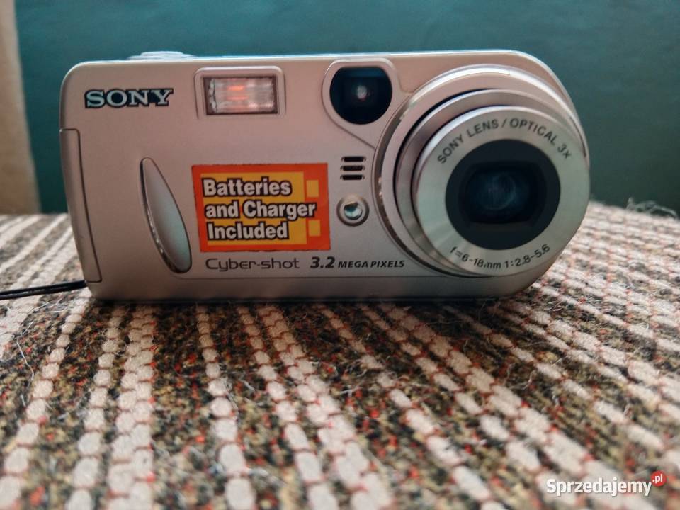 Sony Cybershot DSCP72 Aparat Cyfrowy 2 Karty Aparaty