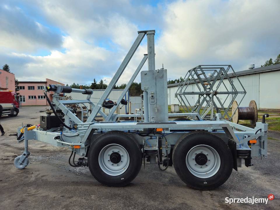Przyczepa kablowa typ U do 10 ton z napędem i Głogów