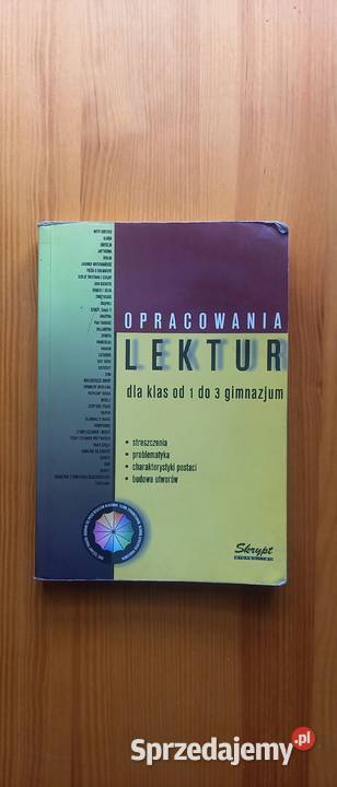 Opracowania lektur klas 13 gimnazjum Małkinia Górna
