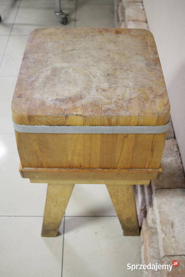 Kloc masarski 40x40 drewniany