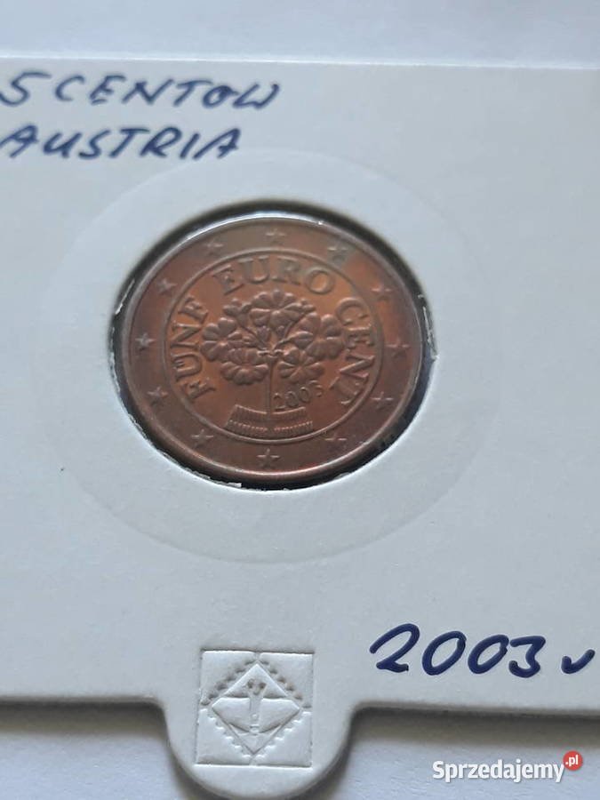 5 Eurocentów Austria 2003 r Konin