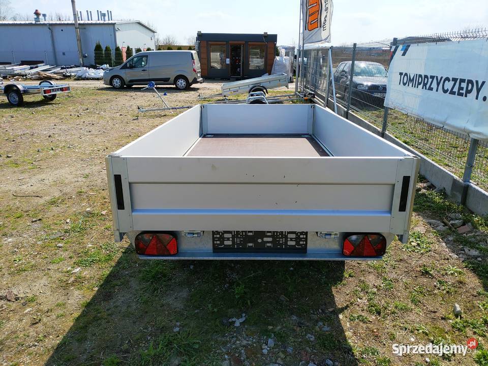 Przyczepka min pod ule przyczepa 300x150 alu 470kg Piła