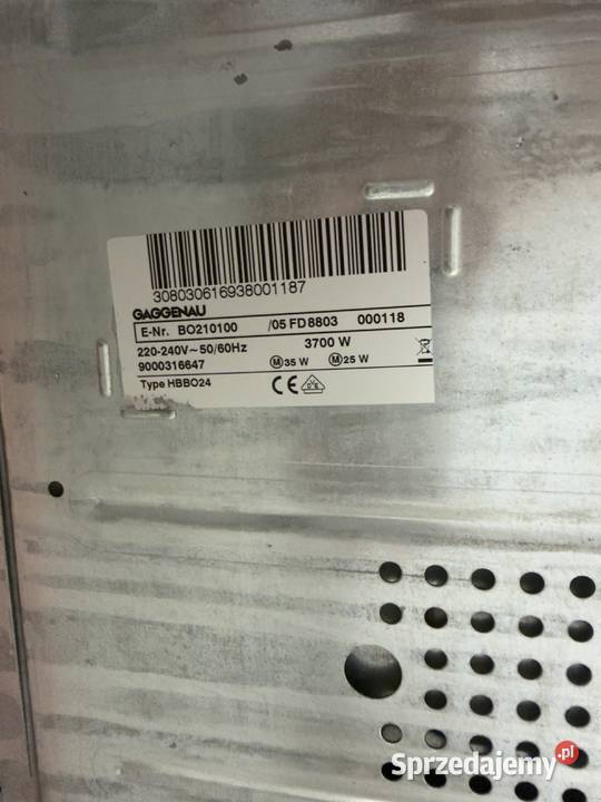 Piekarnik Gaggenau BO 210100 60 antracyt Wrocław