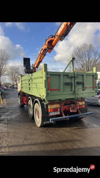 Steyr jedyny taki w Polsce z HDS Wywrotki Samochody ciężarowe Zielona Góra sprzedam