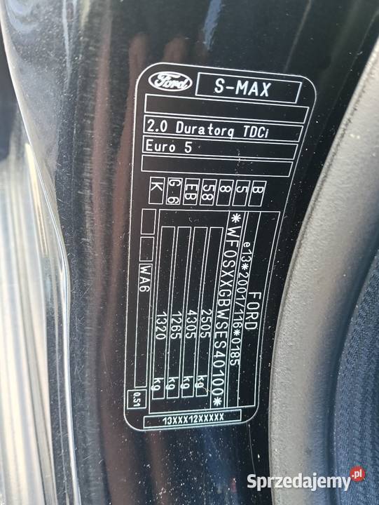 Ford S 2014r 20 TDCi 163 AUTOMAT sprzedam