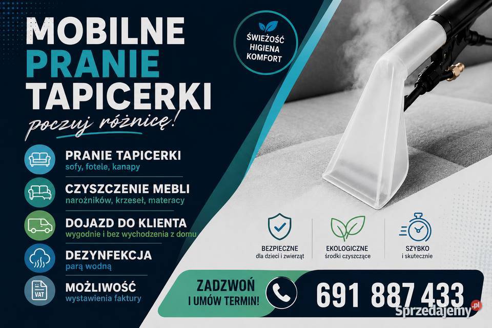 Pranie tapicerki daj swoim meblom drugie życie Jarosław