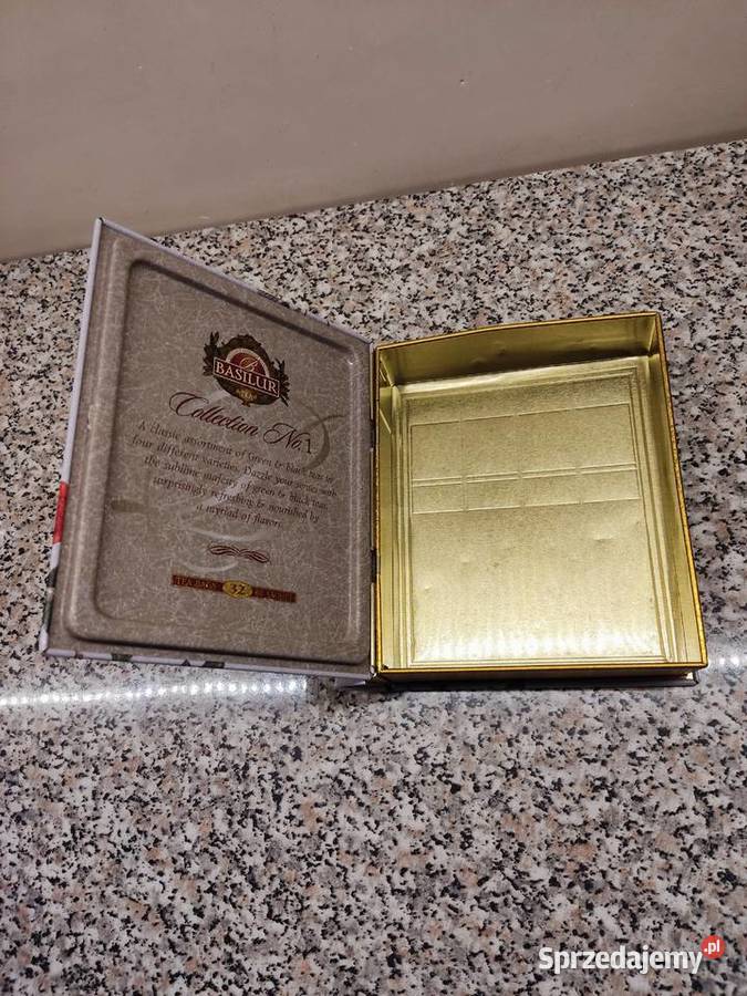 Basilur Collection No1 Opakowanie pudełko puszka opolskie Głuchołazy