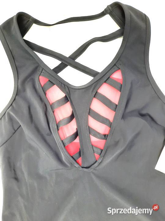 XL Góra stroju Tankini czarne Playfull 8496