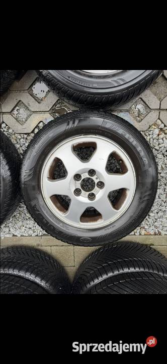 Felgi Opel 5x110 opony wielosezon 1956515 Vectra Samochodowe Motoryzacja Krępiec