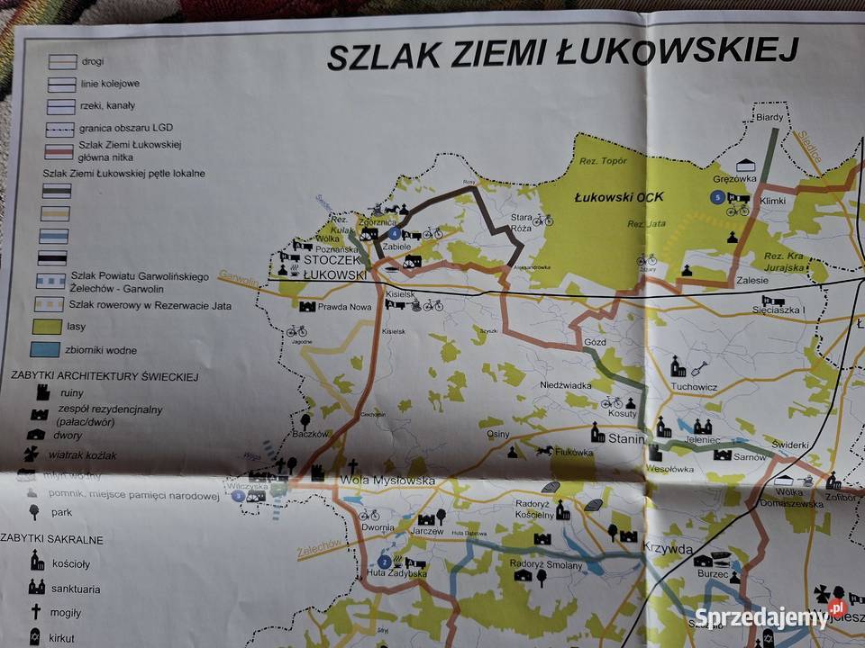 Gmina Puławy przewodnik turystyczny z mapka Kraków