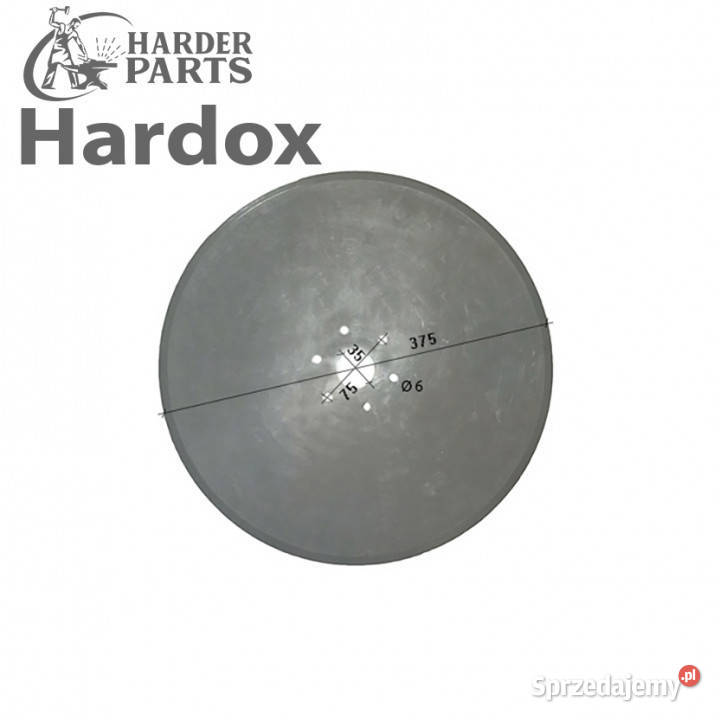 Redlica tarczowa HARDOX części do siewnika Suwałki