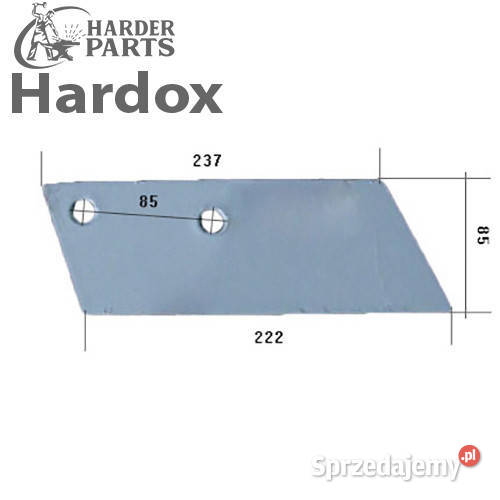Dłuto 100hektarów HARDOX 85206L części do pługa Suwałki