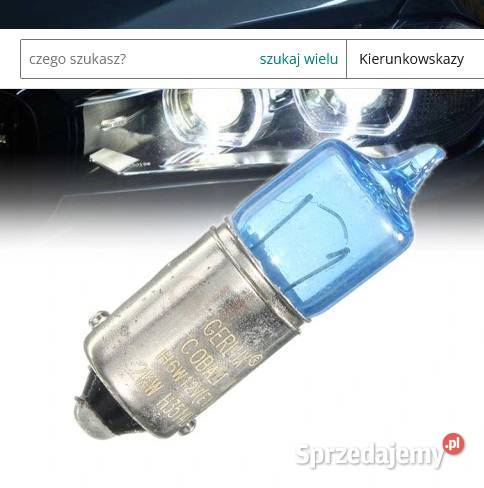 Żarówki H6W BAX9S 6W biały ksenonowy 12V 5000K Zamość sprzedam