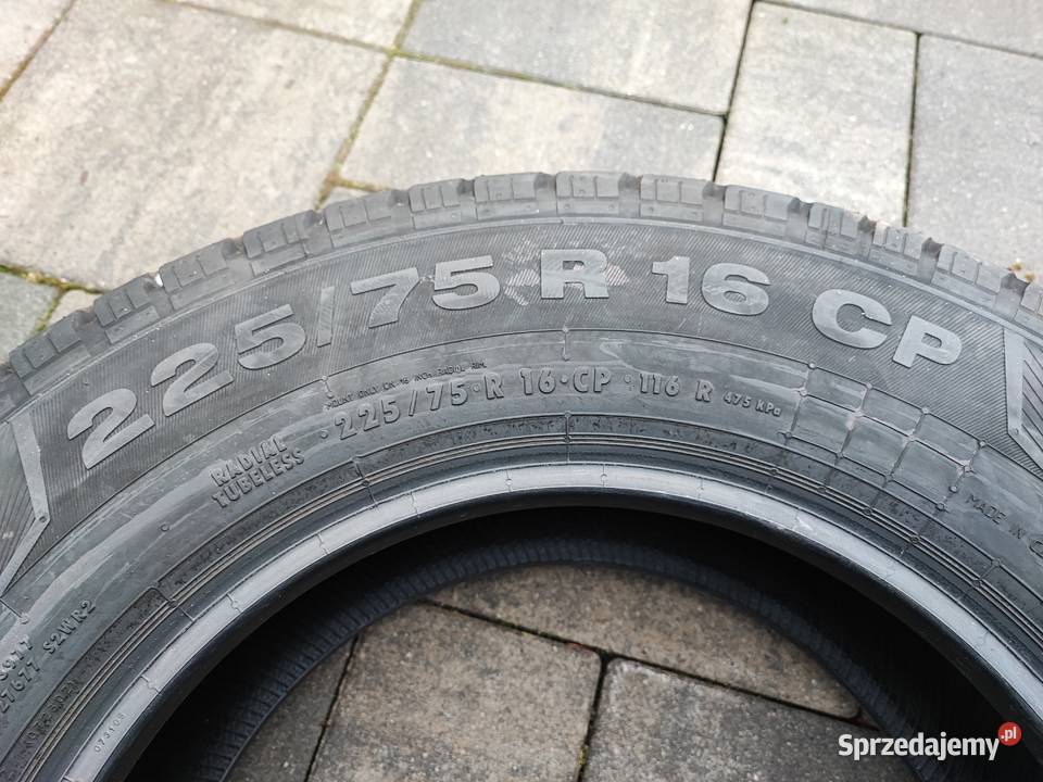 Opony letnie 225 75 16 C Continental Bus Demo Samochodowe małopolskie Tarnów