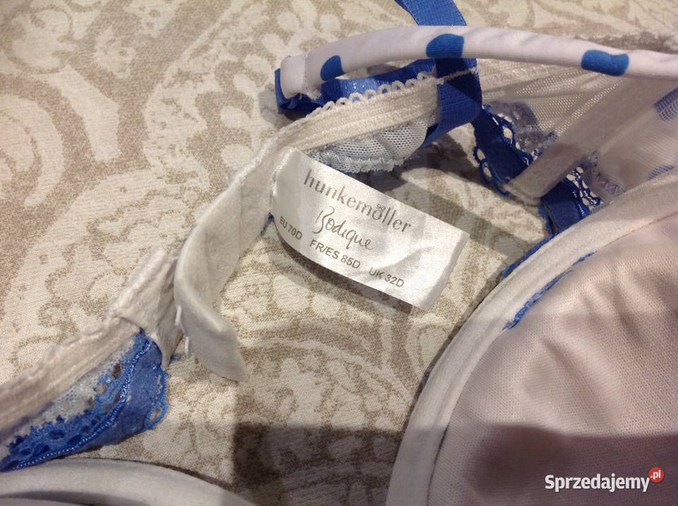 Stanik Biustonosz Hunkemller 70D Grochy Miseczka D Nowa Sól