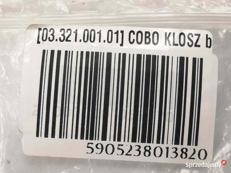 KLOSZ BIAŁY OBRYSÓWKI 84x47mm COBO NOWY