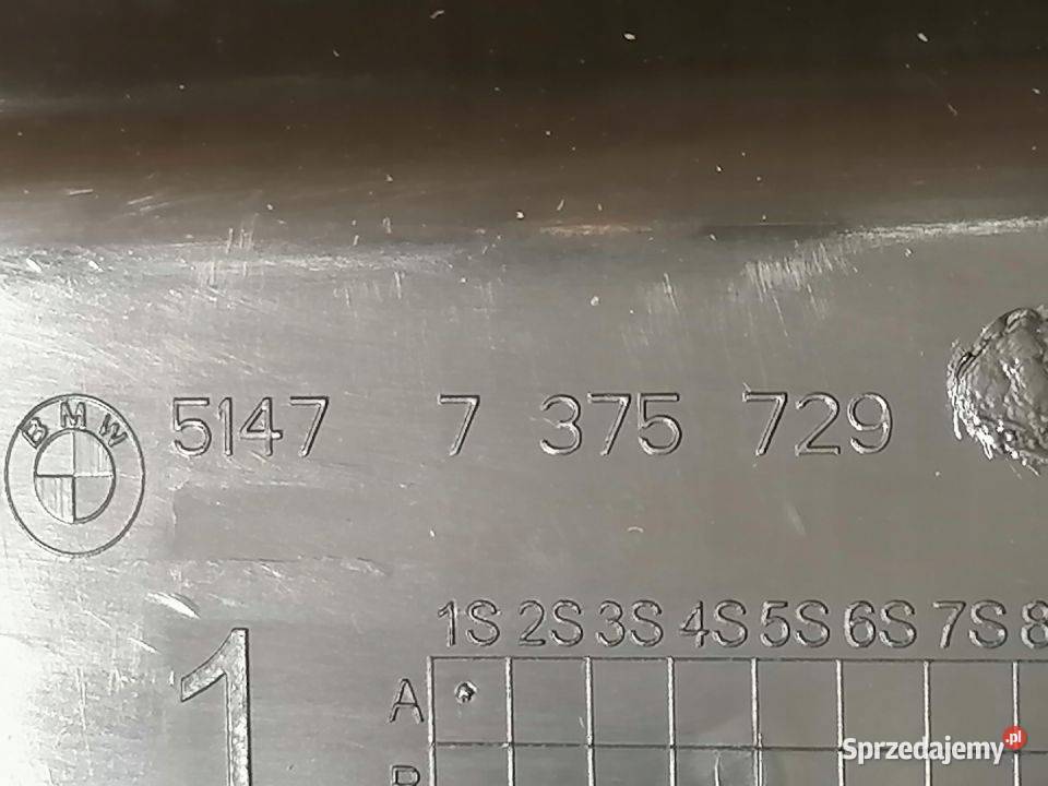 BMW G30 OSŁONA NAKŁADKA PROGU LEWY PRZÓD 7375729 wielkopolskie Pleszew