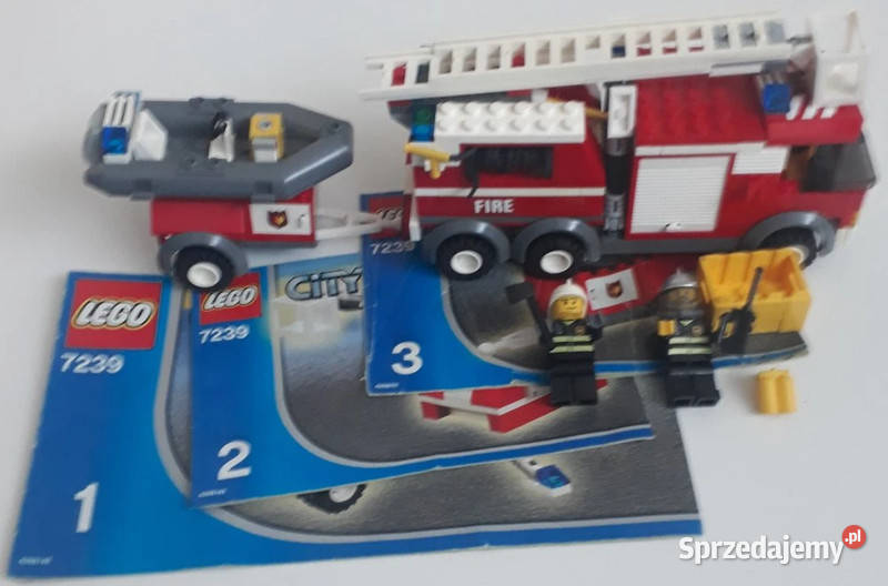 Klocki LEGO city straż pożarna 7239 wóz Dla Dziecka Nowa Sól