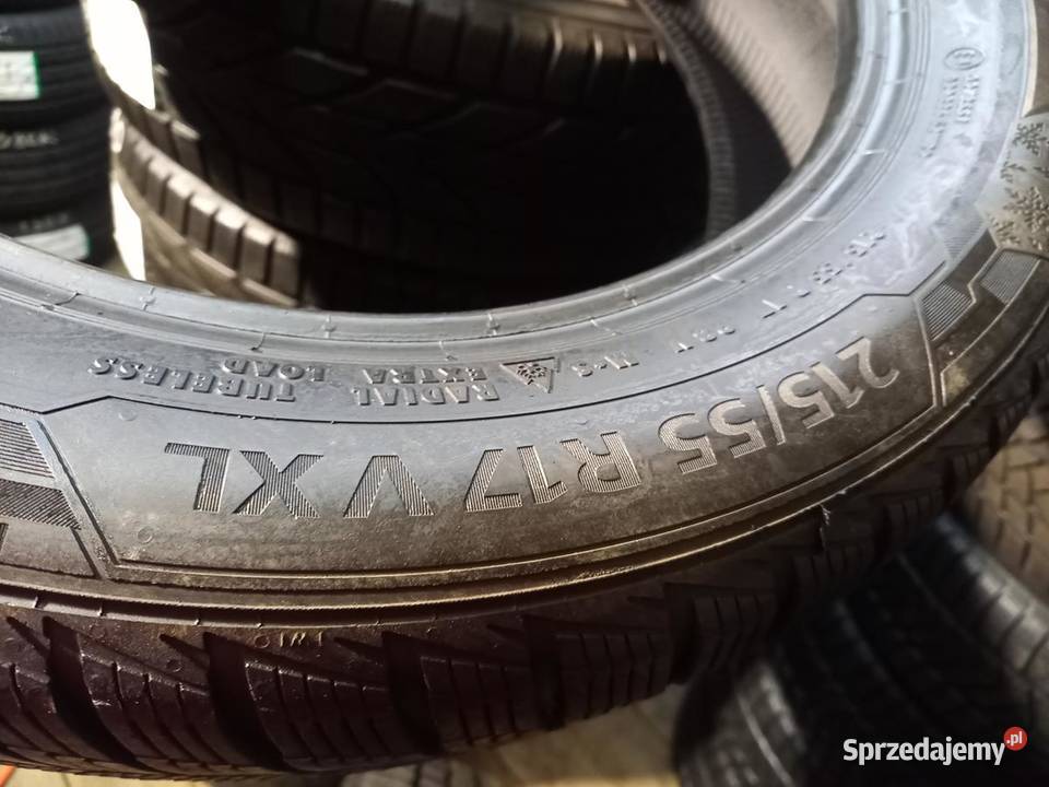 2x Opona UŻYWANA ZIMOWA 21555R17 BARUM 169 Zaścianki