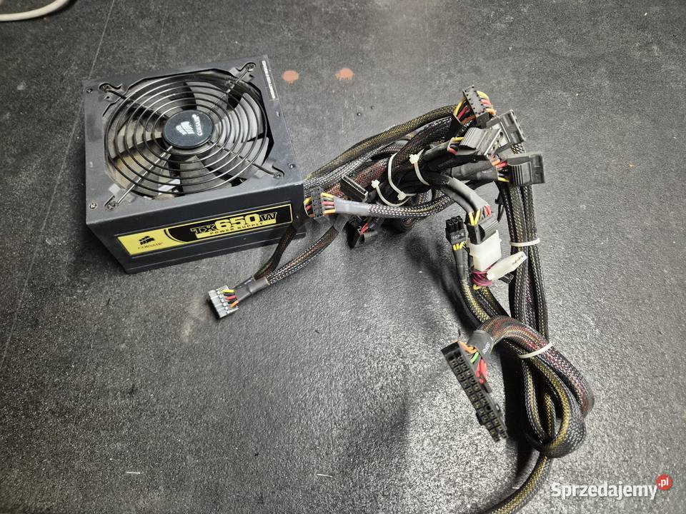 Zasilacz ATX do komputera corsair tx650 Ruda Śląska sprzedam