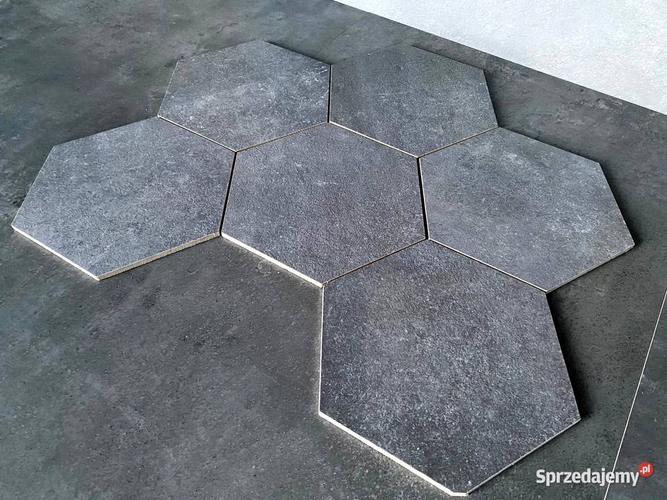 Płytki hexagonalne betonopodobne 68x68 DUŻY Łask
