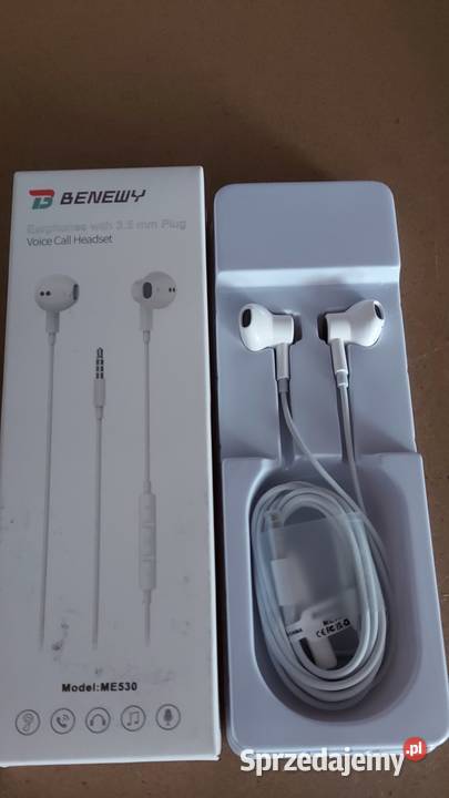 Magnetyczne przewodowe słuchawki douszne BENEWY Częstochowa