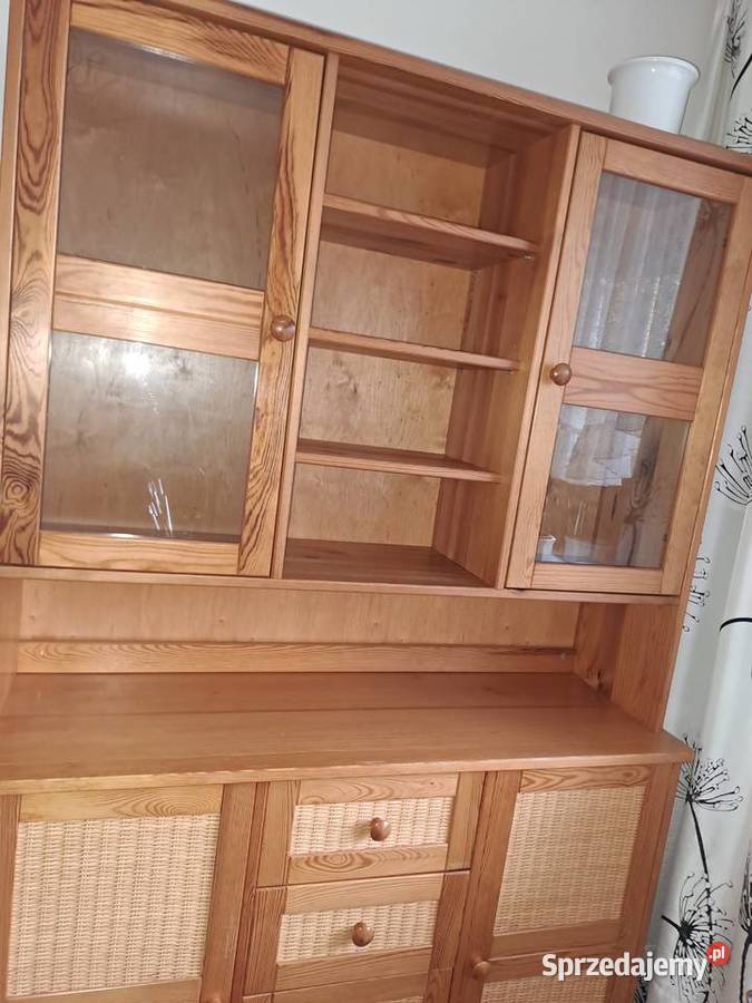 Kredens pokojowy 2 czesciowy gora oszklona 41cm pomorskie Gdynia