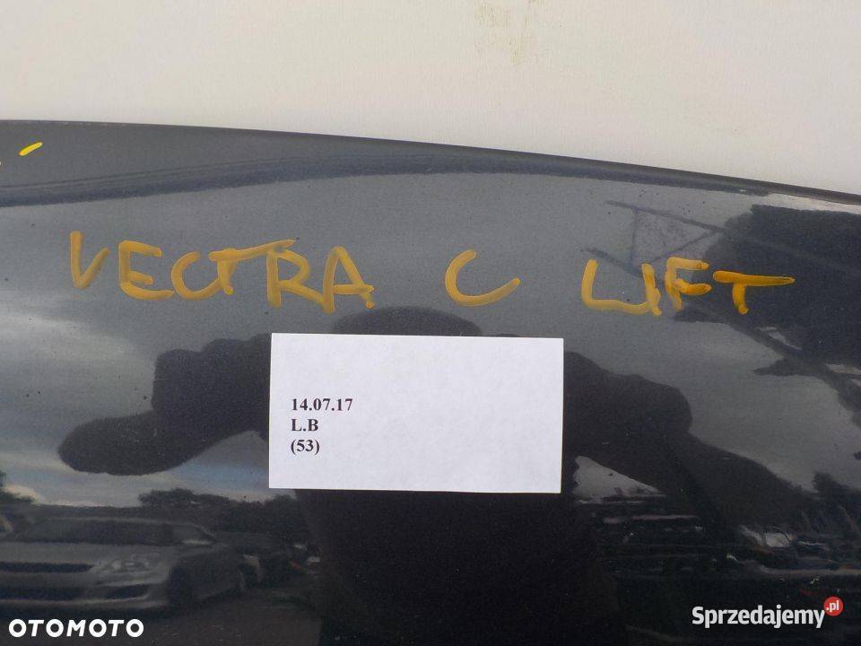 MASKA POKRYWA SILNIKA OPEL VECTRA C LIFT osobowe Karoseria wielkopolskie