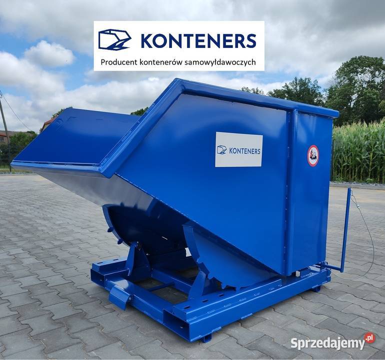 Kontener samowyładowczy do wózka widłowego 1000L Pabianice