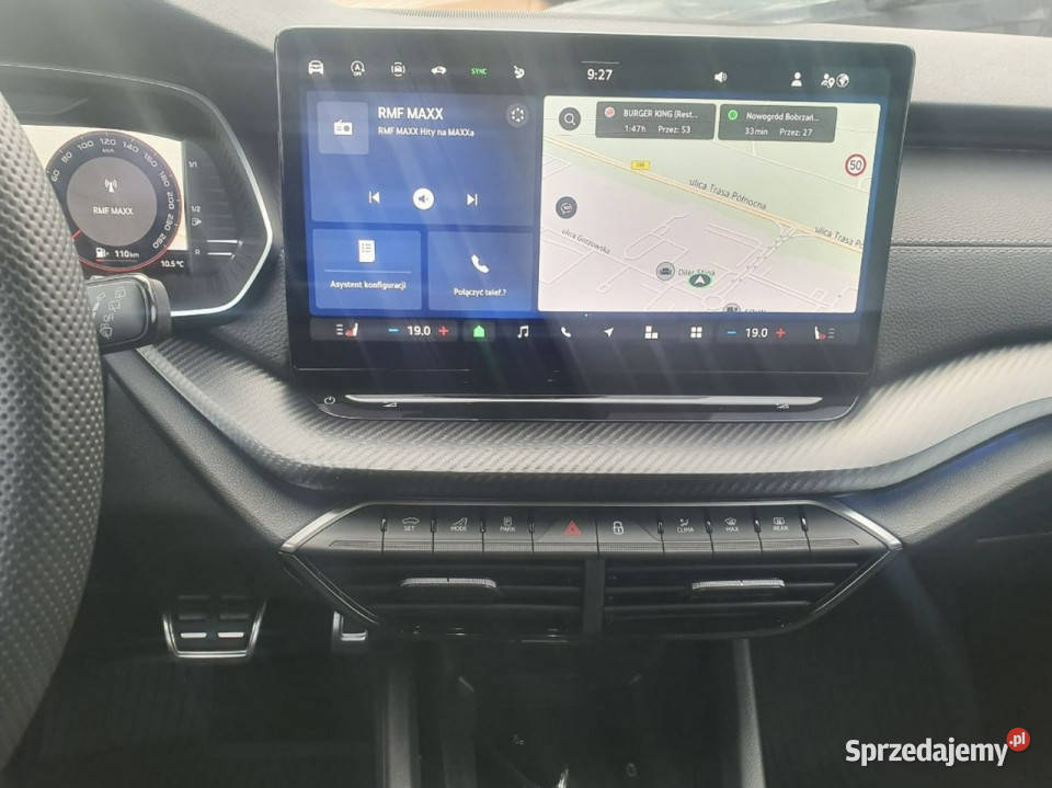 koda Octavia 15 TSI mHEV Sportline DSG IV 2020 światła przeciwmgielne Octavia Tychy sprzedam