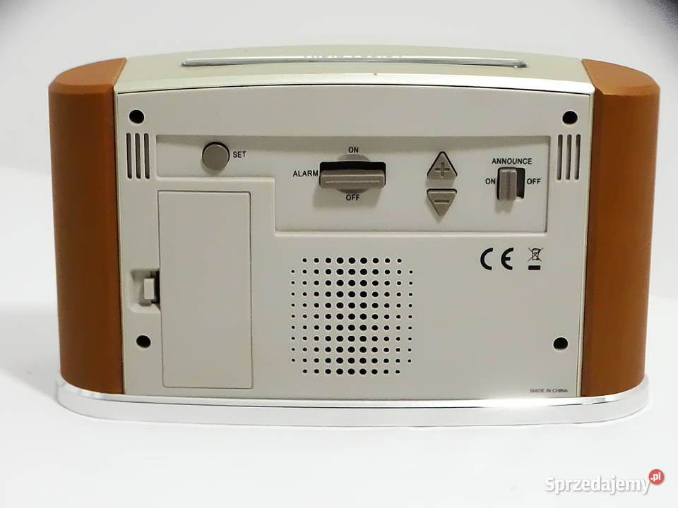 Mówiący radiowy zegarbudzik z termometrem Biłgoraj