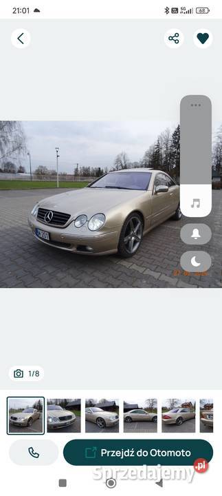 Mercedes cl500 sprzedam LPG cl 500 Góra Kalwaria sprzedam