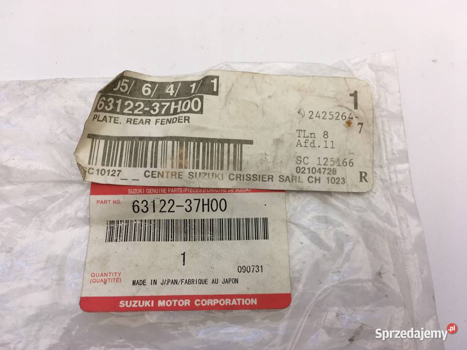 SUZUKI GSXR 600 750 08 Mocowanie Uchwyt błotnika Łobżenica