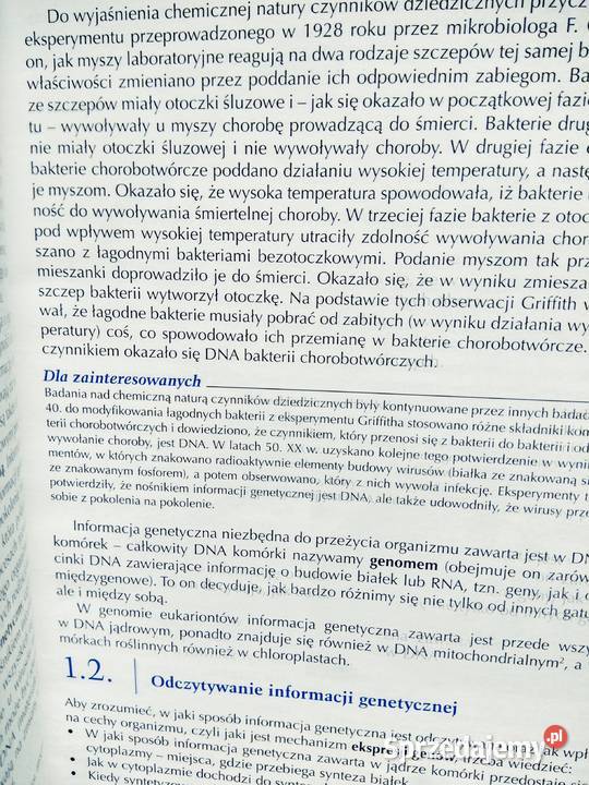 Biologia 3 mac podręcznik rozszerzenie Warszawa