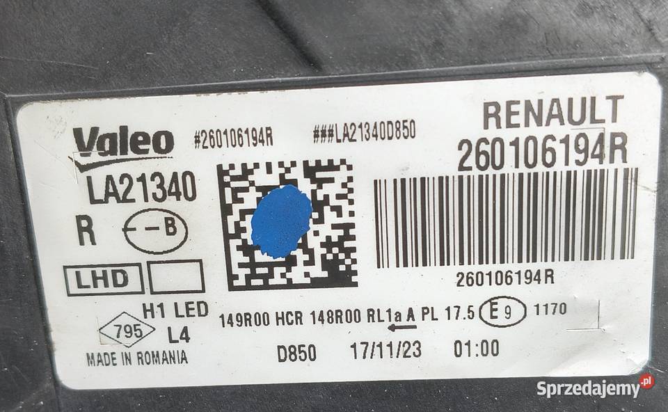 Lampa Dacia