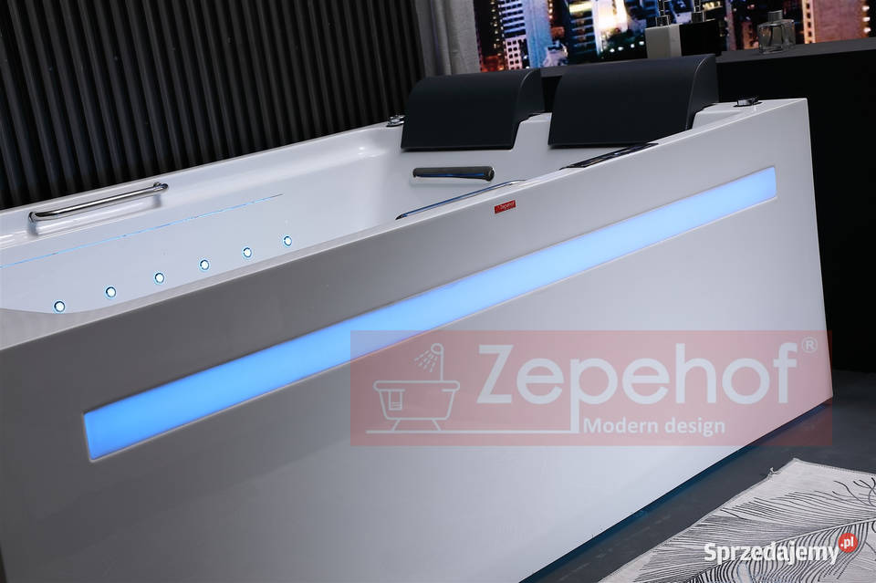 WANNA Z HYDROMASAŻEM 185x120x65DYSZE OBROTOWE Grabówka