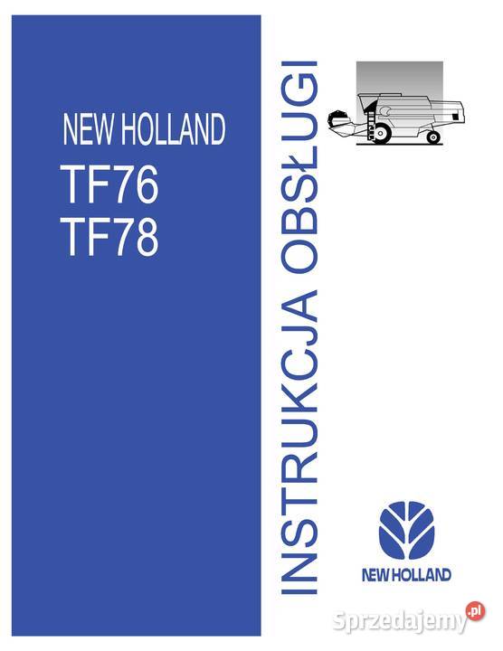 Holland TF 78 76 TF76 TF78 Instrukcja Pozostałe Szamotuły