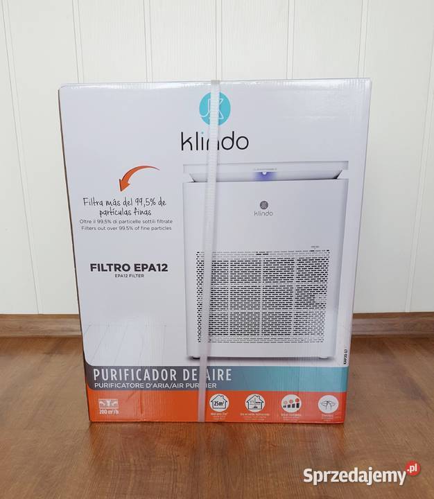 Nowy oczyszczacz powietrza Klindo wentylator AGD drobne Szczecin sprzedam