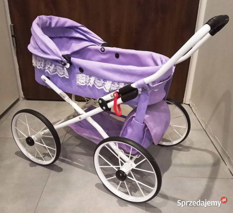 Wózek lalkowy Ewa retro lalka ręcznie robiona Toruń