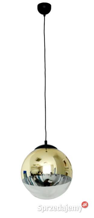 Złota szklana kula lampa wisząca GYNGE 30 kujawsko-pomorskie Nowe